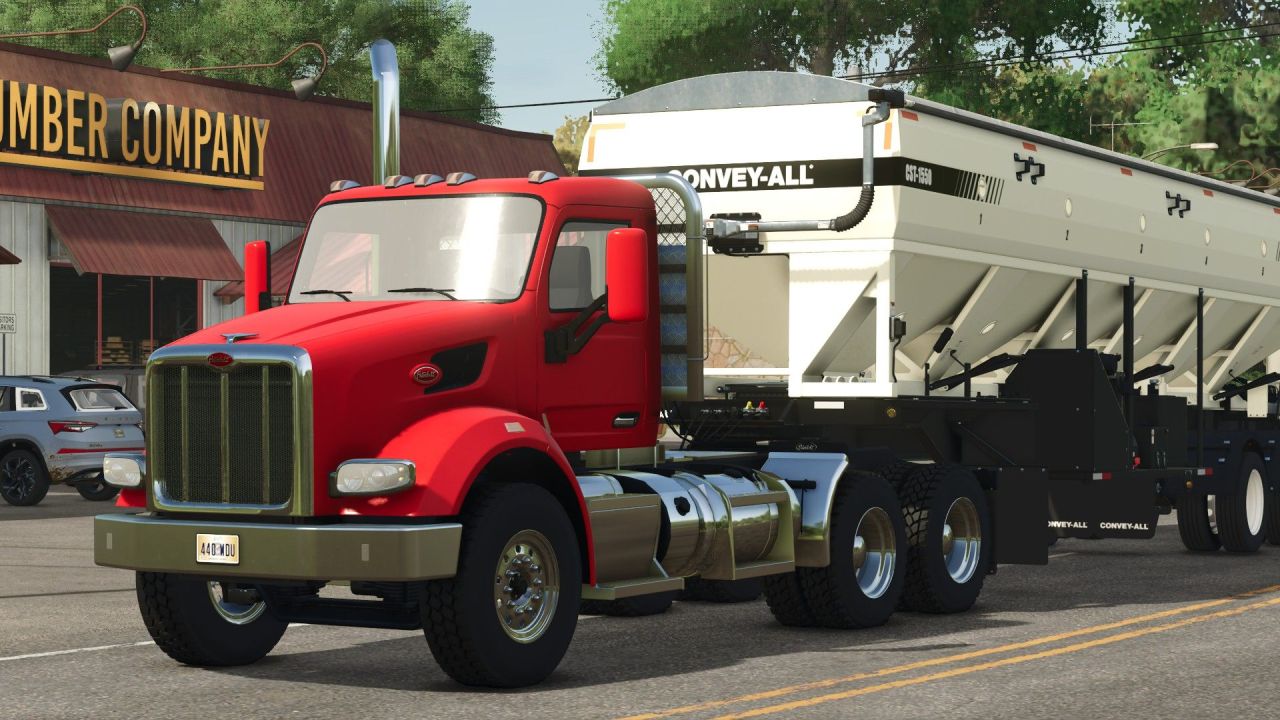 Вантажівка Peterbilt 567 Daycab Setback для Farming Simulator 25