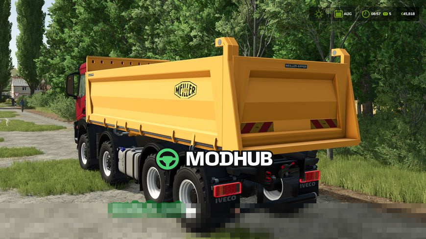 Мод на Вантажівки Iveco X-Way Meiller Kipper для Фермер Симулятор 25