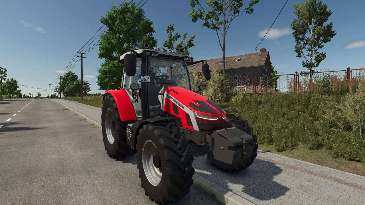 Traktor Massey Ferguson 5S Edit do Farming Simulator 25