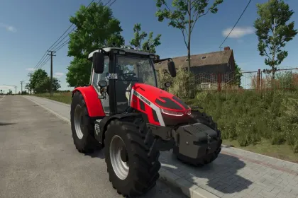 Traktor Massey Ferguson 5S Edit do Farming Simulator 25 — 4