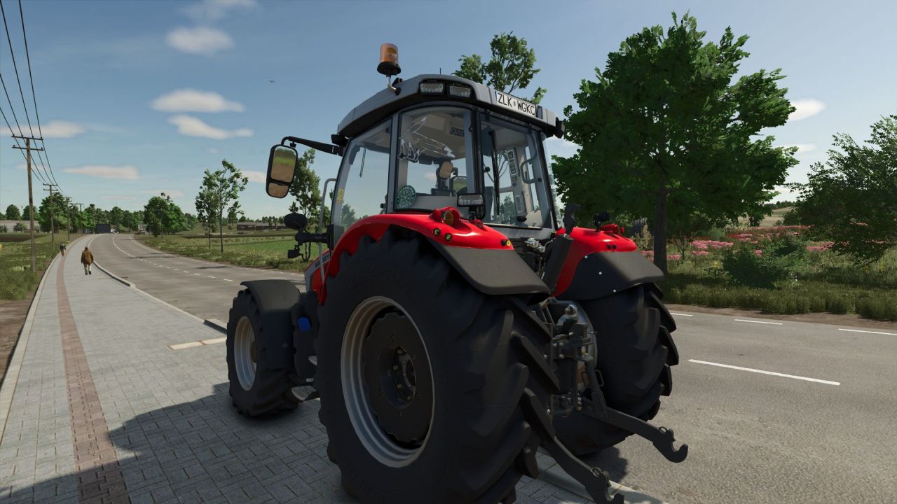 Traktor Massey Ferguson 5S Edit do Farming Simulator 25