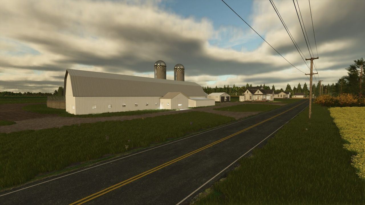 Реалістична Карта The Quebec Countryside для Farming Simulator 25 — 76 Полів, Ферми та Ліси
