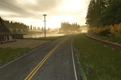 Реалістична Карта The Quebec Countryside для Farming Simulator 25 — 76 Полів, Ферми та Ліси — 6