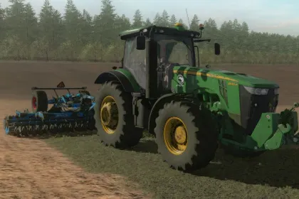 Tractor John Deere 8R Series 2011 for Farming Simulator 22