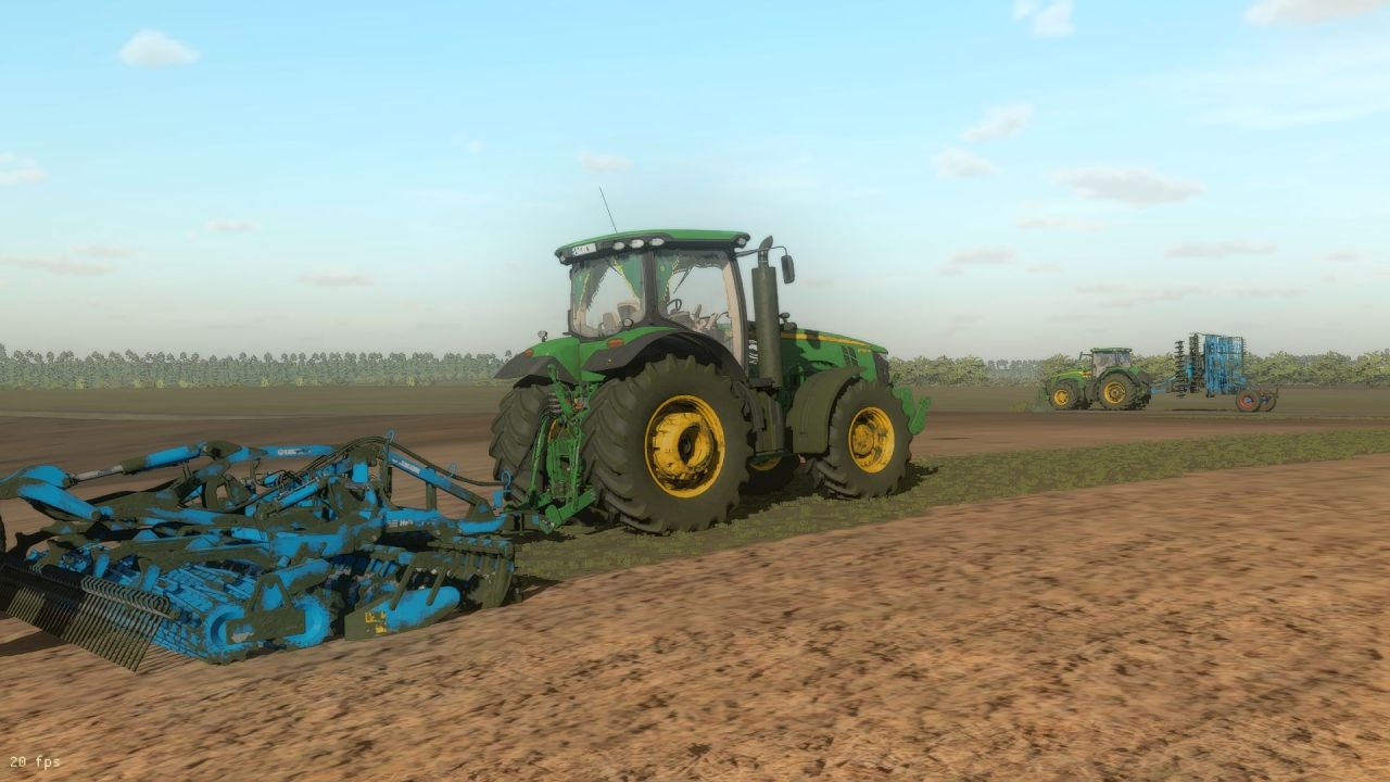 Трактор John Deere 8R Series 2011 для Farming Simulator 22