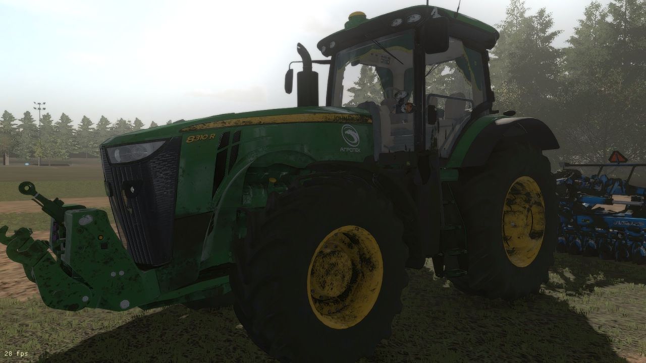 Трактор John Deere 8R Series 2011 для Farming Simulator 22