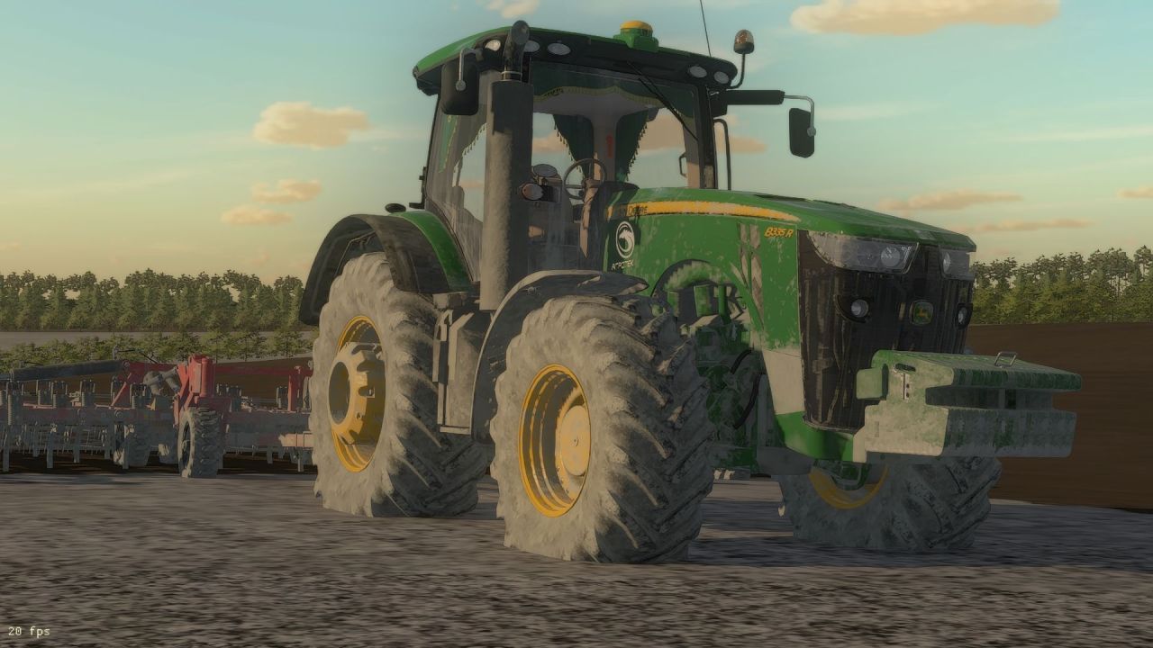 Трактор John Deere 8R Series 2011 для Farming Simulator 22