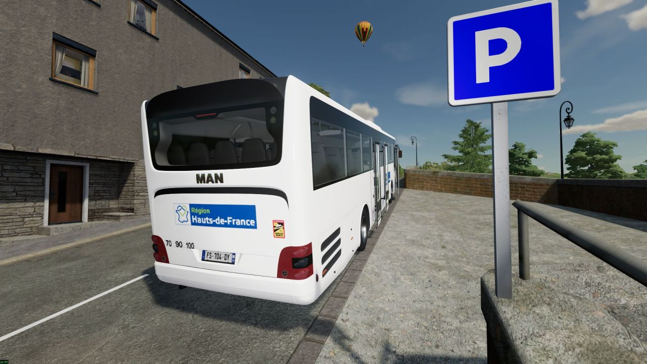 Автобус MAN Intercity - Hauts-de-France для Farming Simulator 22