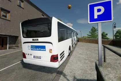 Автобус MAN Intercity - Hauts-de-France для Farming Simulator 22 — 2