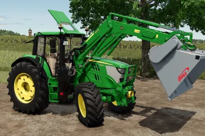 Traktor John Deere 6135/6155M do Farming Simulator 25