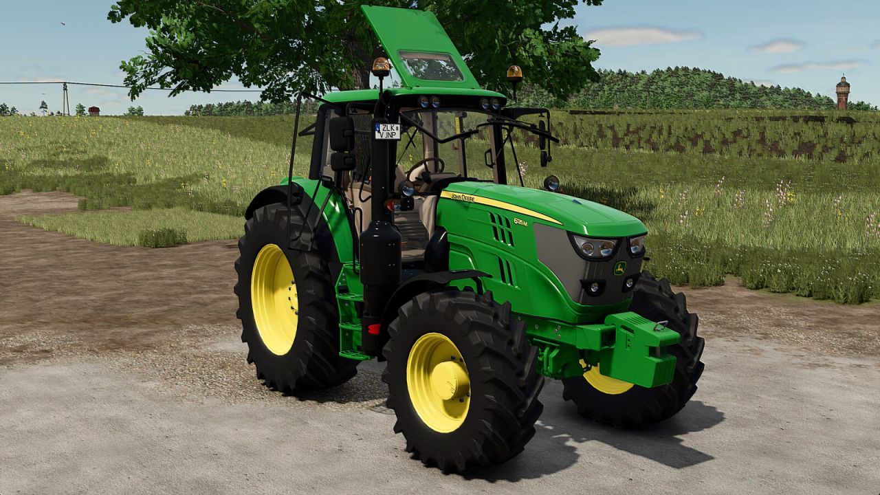 Traktor John Deere 6135/6155M do Farming Simulator 25