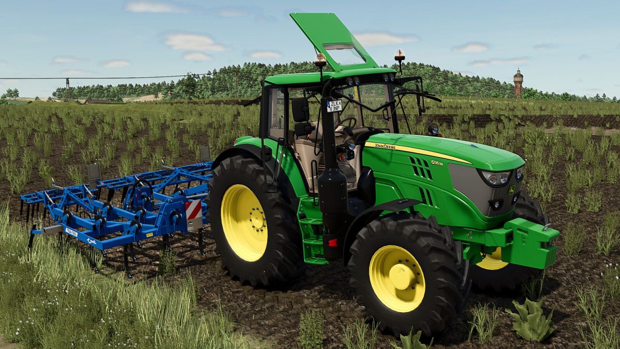 Traktor John Deere 6135/6155M do Farming Simulator 25