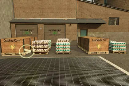 Efficient Grain Mill Plus for FS25 — Grain Return and Accelerated Production 4x