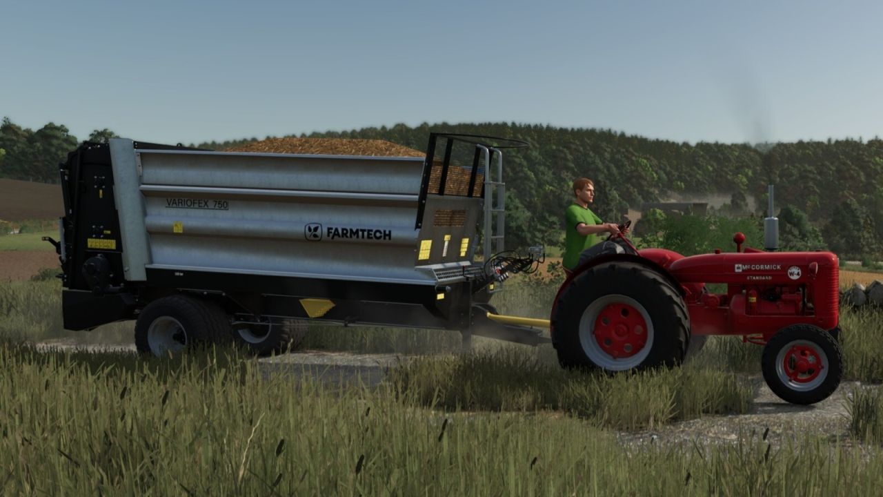 Розкидач гною Farmtech Variofex 750 для Farming Simulator 25