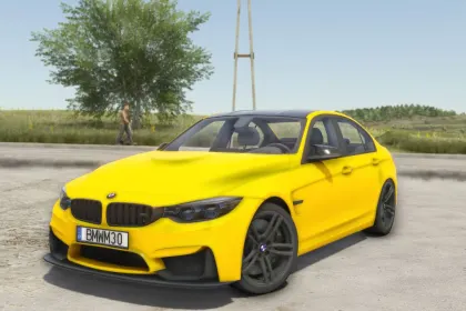Автомобіль BMW M3 F80 для Farming Simulator 25