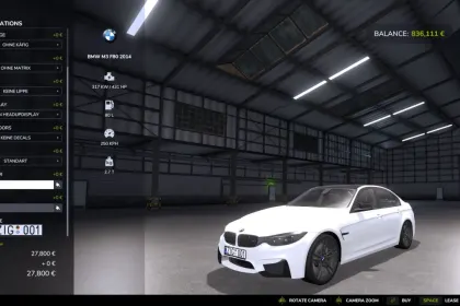 Автомобіль BMW M3 F80 для Farming Simulator 25 — 6