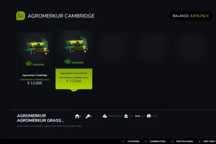 Культиватор Agromerkur Cambridge 6.3 для Farming Simulator 25 — 3