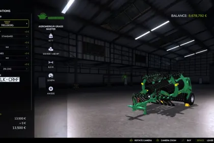 Культиватор Agromerkur Cambridge 6.3 для Farming Simulator 25 — 5