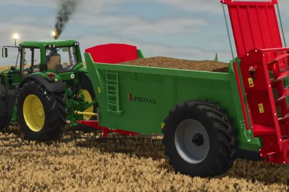 Розкидач гною Pronar для Farming Simulator 25
