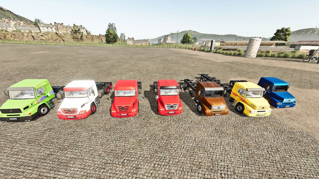 Вантажівка Mercedes Benz ATRON для Farming Simulator 25