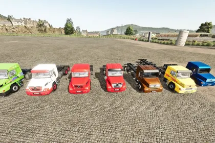 Вантажівка Mercedes Benz ATRON для Farming Simulator 25 — 2