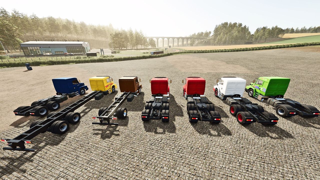 Вантажівка Mercedes Benz ATRON для Farming Simulator 25