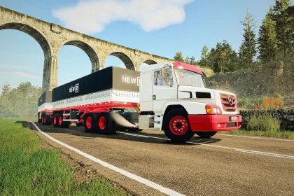 Вантажівка Mercedes Benz ATRON для Farming Simulator 25 — 4