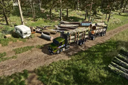Вантажівка Mercedes Benz ATRON для Farming Simulator 25 — 5