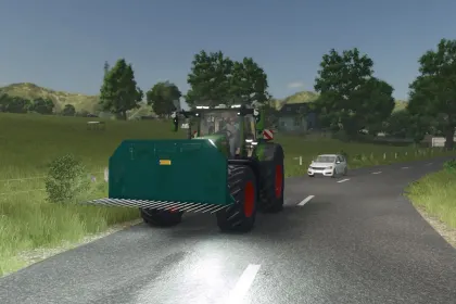 Effektive Sirot Pushing Fork zum Verdichten von Silage in FS25