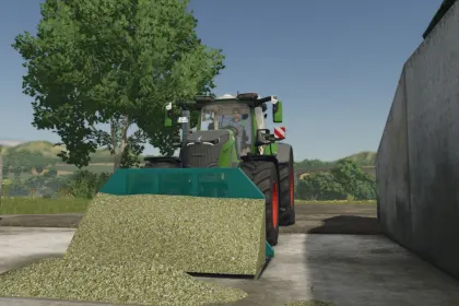 Efektywna Widelca Pchająca Sirot do Zageszczania Silo w FS25 — 2