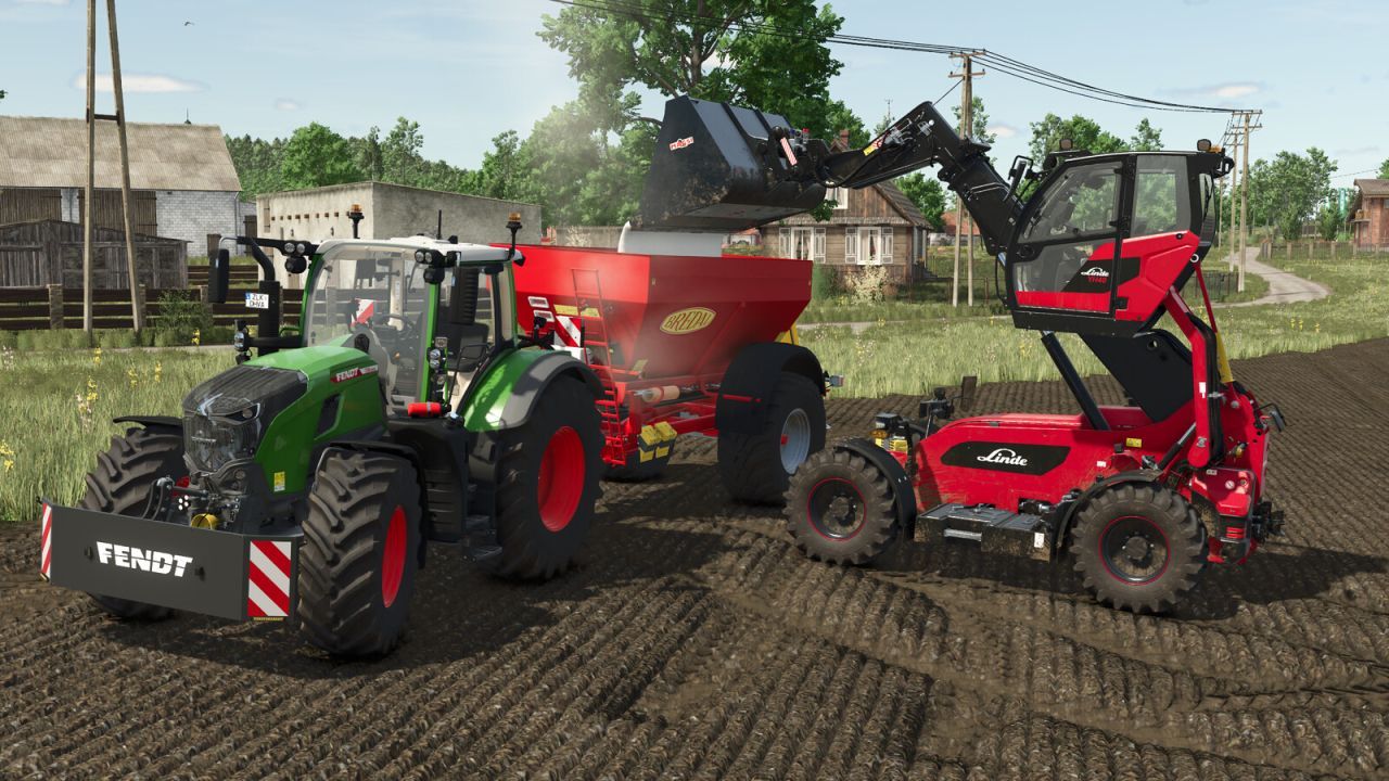 Телескопічний навантажувач Linde YH40 для Farming Simulator 25