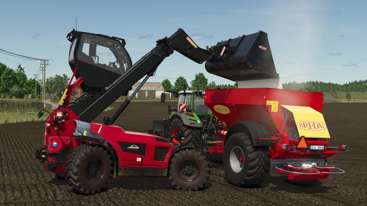Телескопічний навантажувач Linde YH40 для Farming Simulator 25