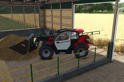Скотарня з односкатним дахом для Farming Simulator 25 — 4