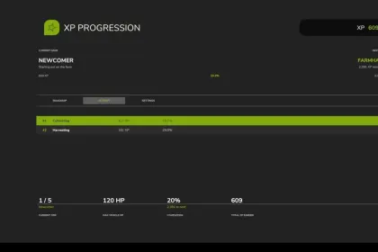 XP Progression System for Farming Simulator 25 — 2