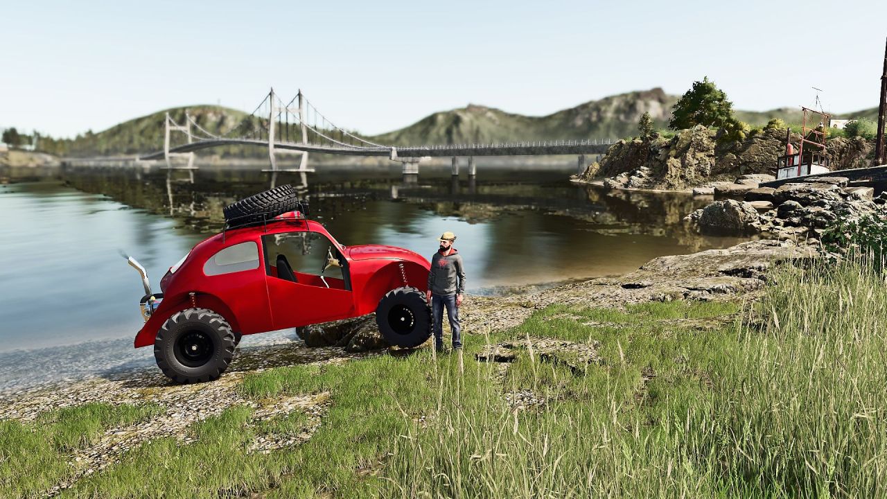 Автомобіль Volkswagen Beetle Brazil для Farming Simulator 25