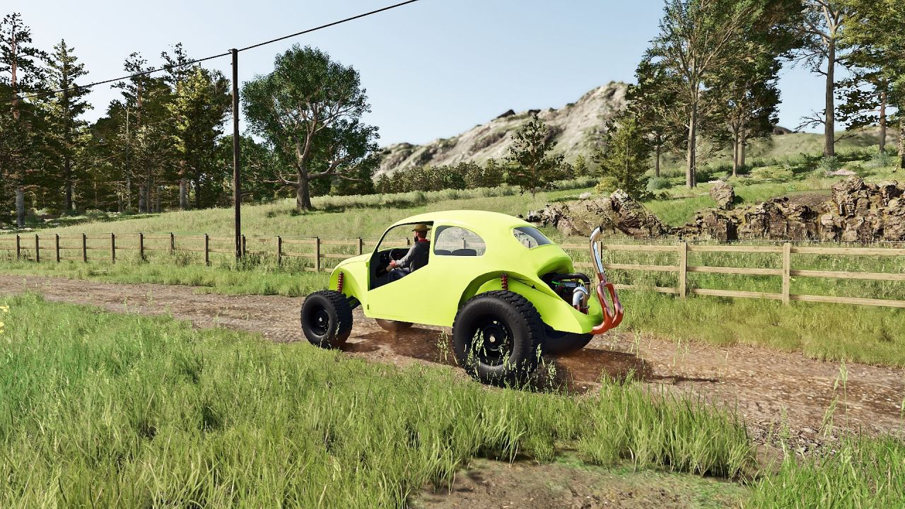 Автомобіль Volkswagen Beetle Brazil для Farming Simulator 25