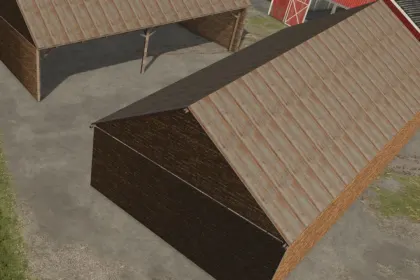 Середній цегляний сарай для Farming Simulator 25