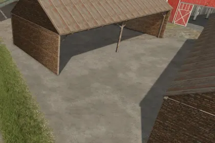 Середній цегляний сарай для Farming Simulator 25 — 2