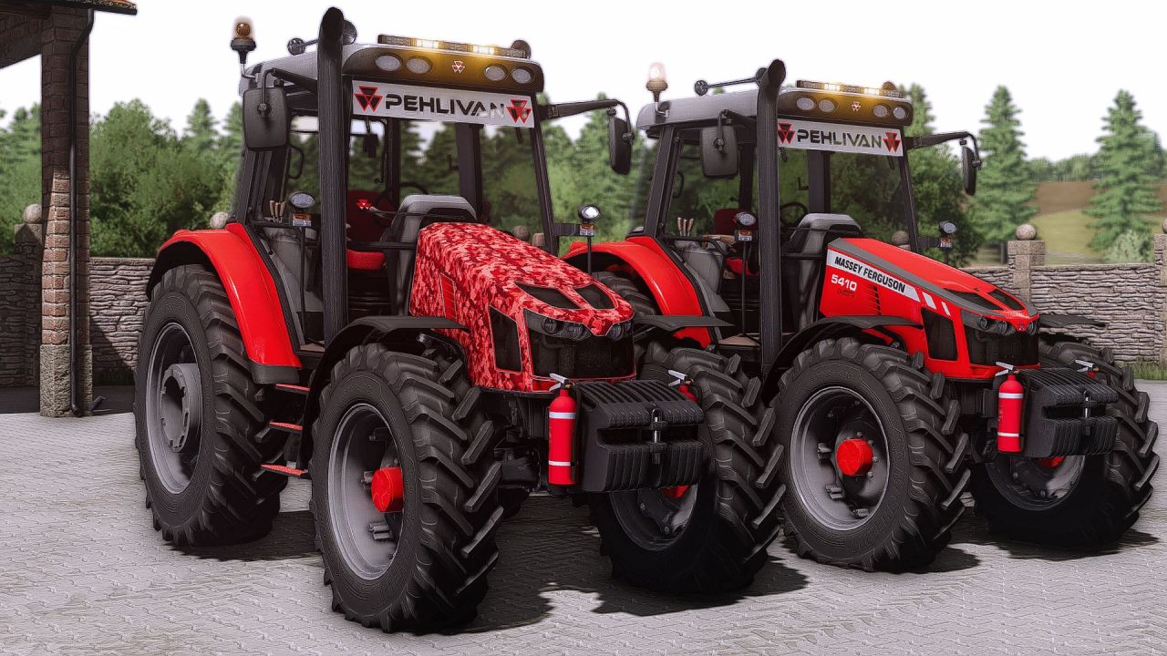 Трактор Massey Ferguson PEHLİVAN 54 Series для Farming Simulator 22