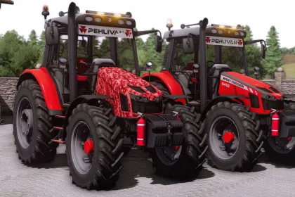 Трактор Massey Ferguson PEHLİVAN 54 Series для Farming Simulator 22 — 2