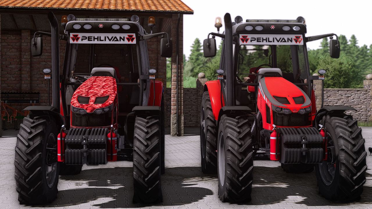 Трактор Massey Ferguson PEHLİVAN 54 Series для Farming Simulator 22