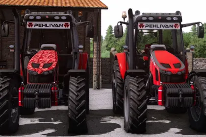 Трактор Massey Ferguson PEHLİVAN 54 Series для Farming Simulator 22 — 3