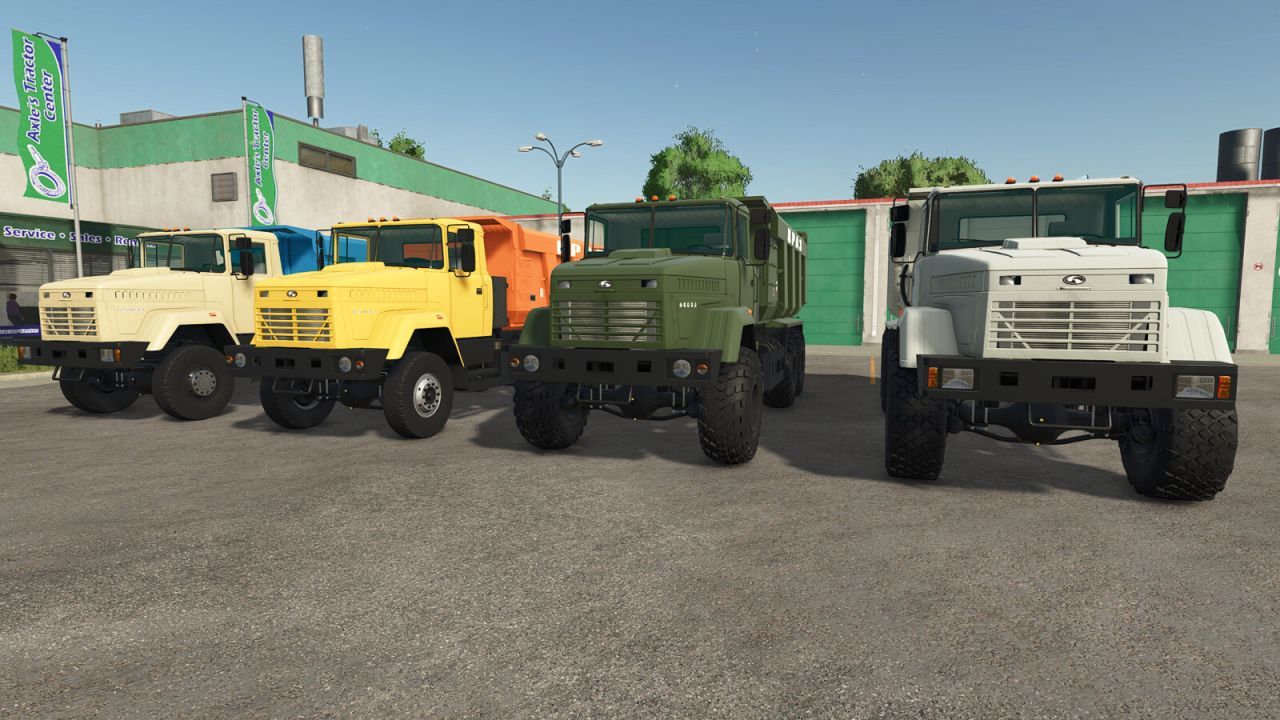 Powerful Truck Kraz 65032 for Farming Simulator 25 — 24,000 l and 90 km/h