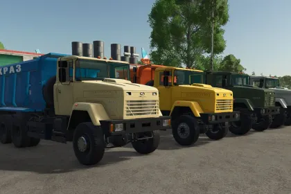 Potężna Ciężarówka Kraz 65032 do Farming Simulator 25 — 24 000 l i 90 km/h — 2