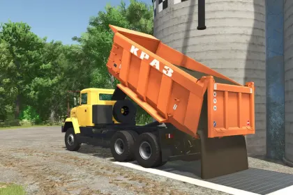 Potężna Ciężarówka Kraz 65032 do Farming Simulator 25 — 24 000 l i 90 km/h — 3