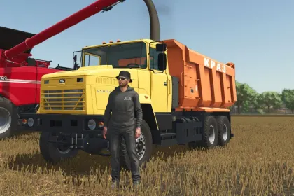 Potężna Ciężarówka Kraz 65032 do Farming Simulator 25 — 24 000 l i 90 km/h — 5