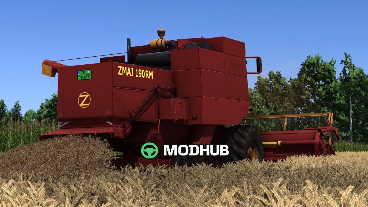 Мод на Потужний Трактор Zmaj 190 RM для FS25
