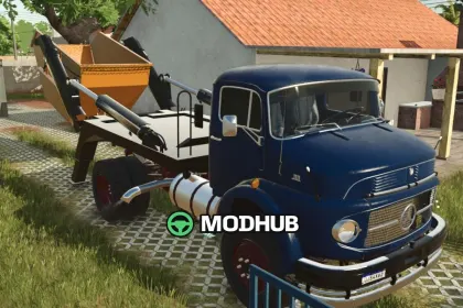 Мод на Легендарний Вантажівка Mercedes-Benz 1111 для FS25