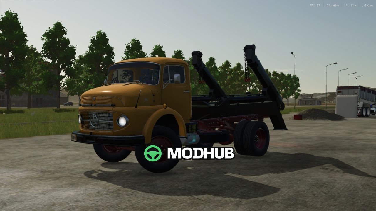Мод на Легендарний Вантажівка Mercedes-Benz 1111 для FS25