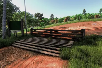 Praktischer Wooden Fence — Zuverlässige Viehtränke für den Bauernhof in FS25